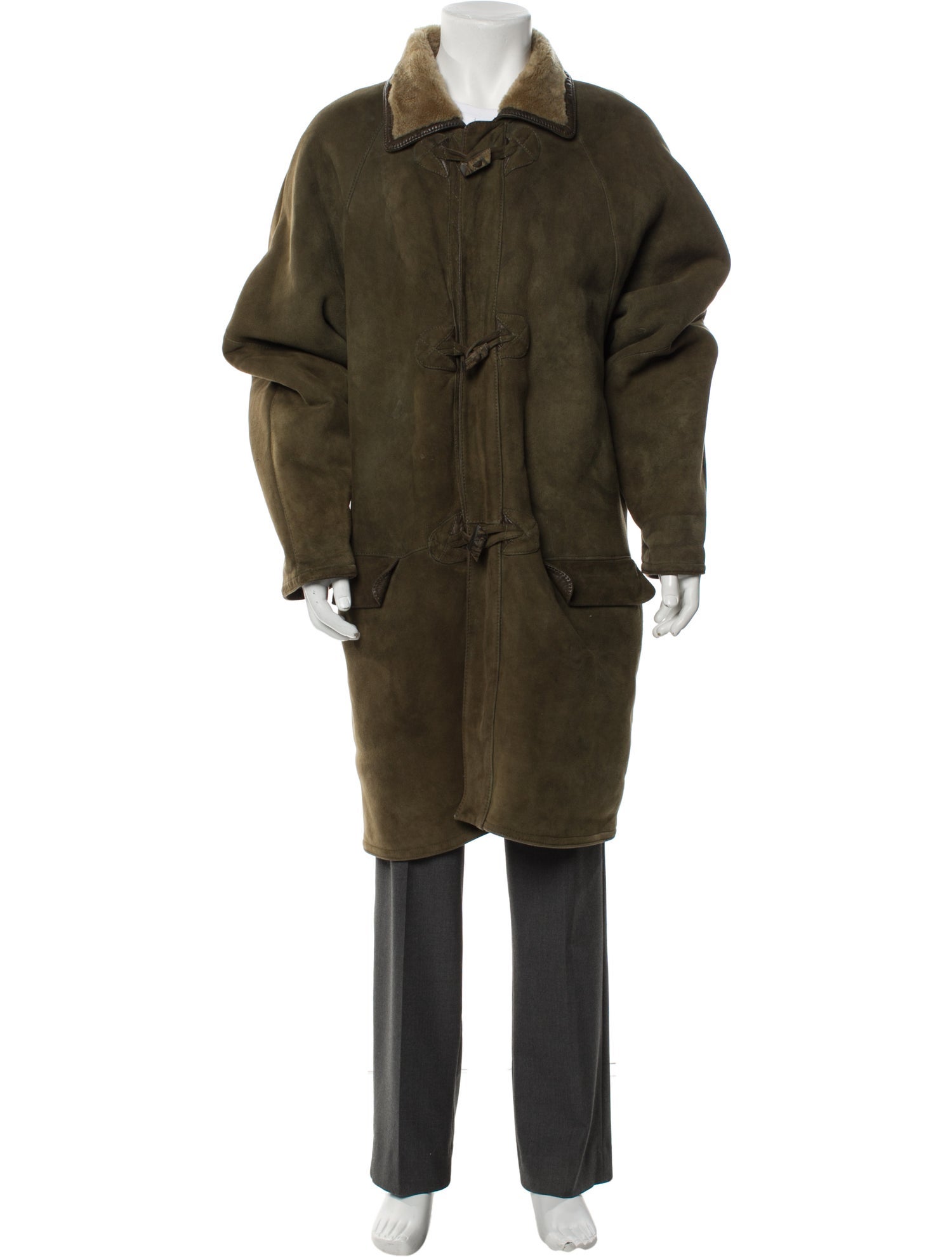 Maximilian Davis Shearling Parka