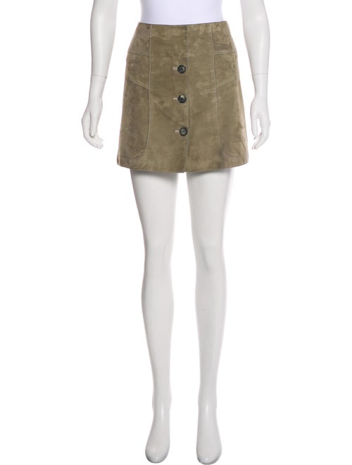 Maiyet Suede Mini Skirt