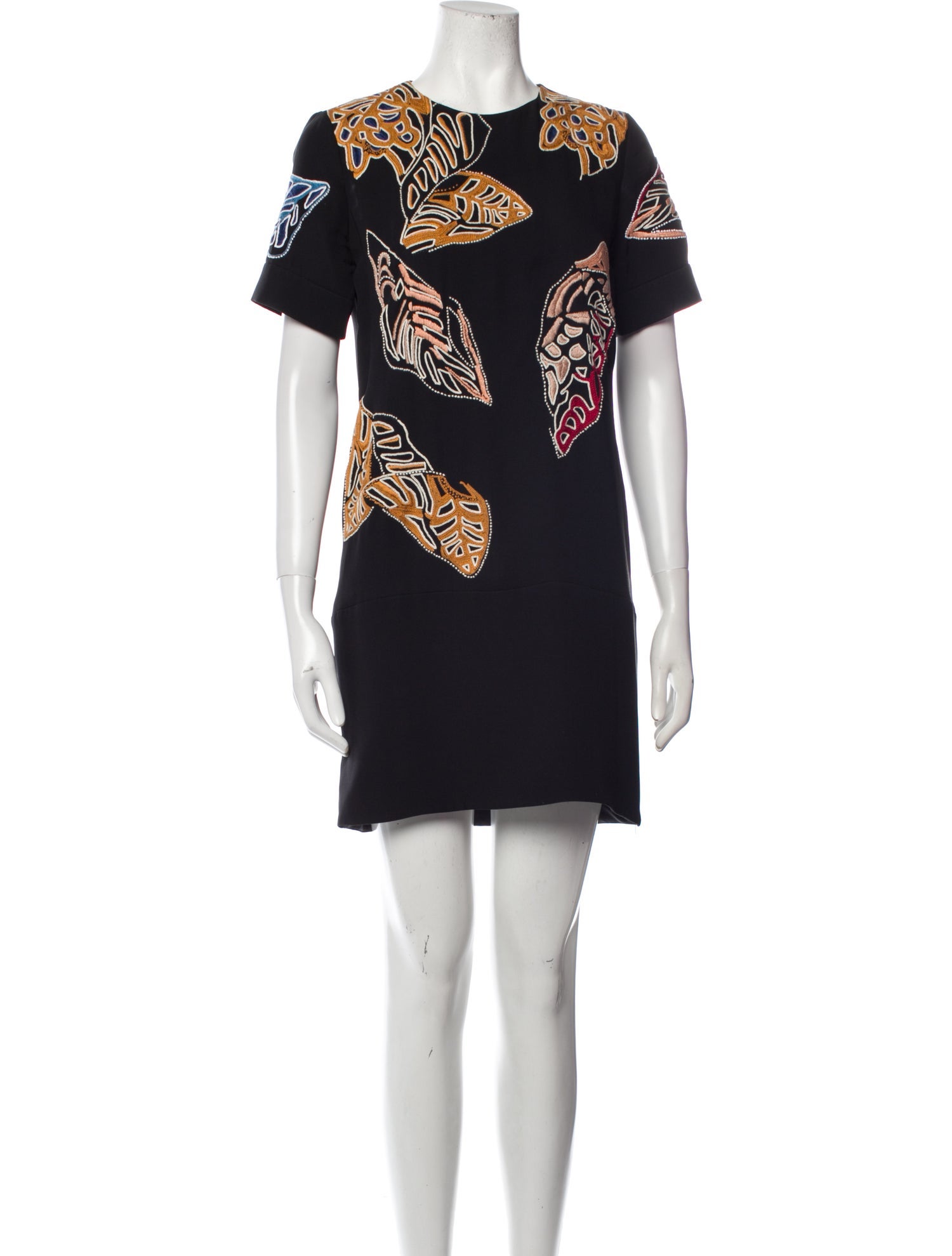 Maiyet Crew Neck Mini Dress