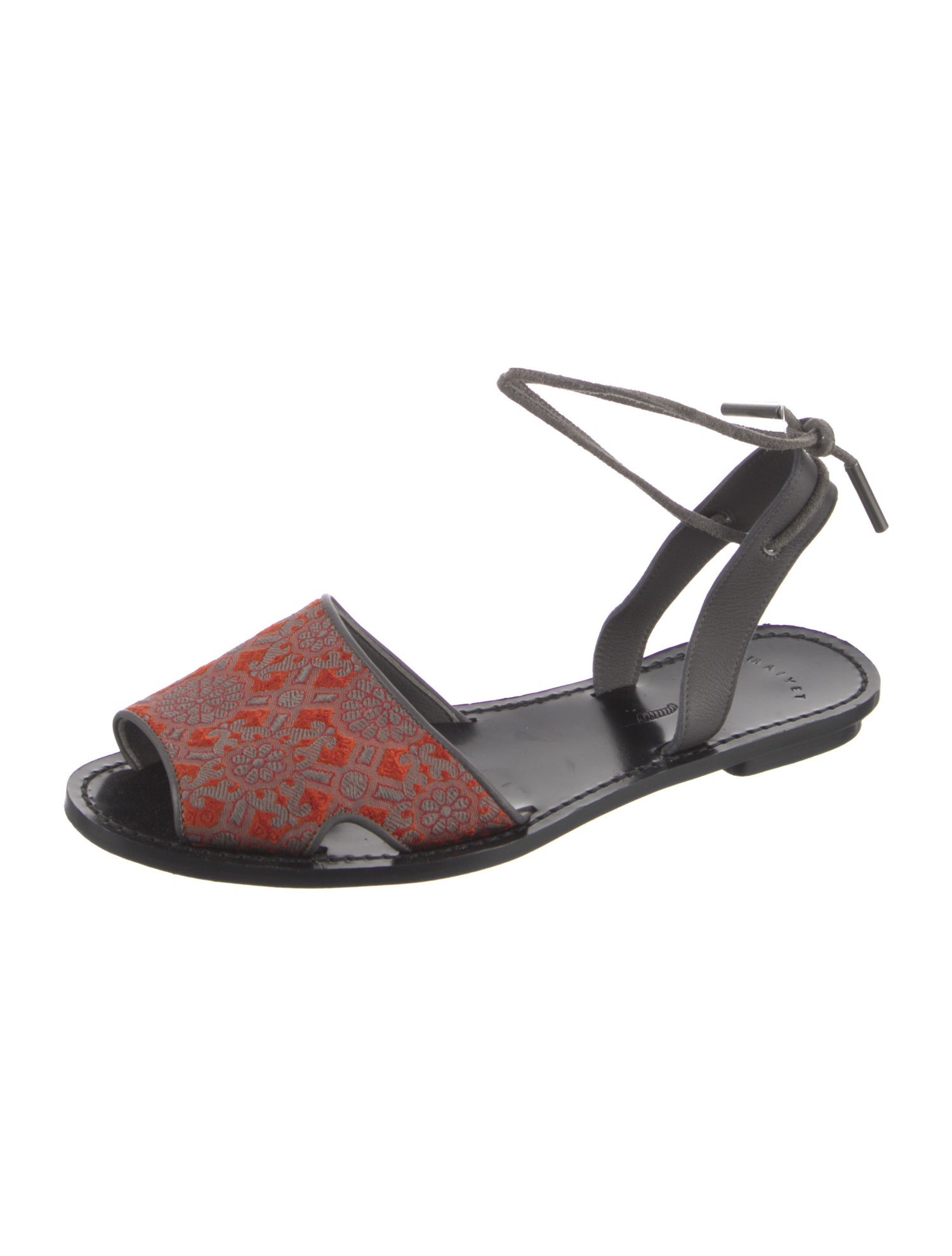 Maiyet Leather Printed Sandals
