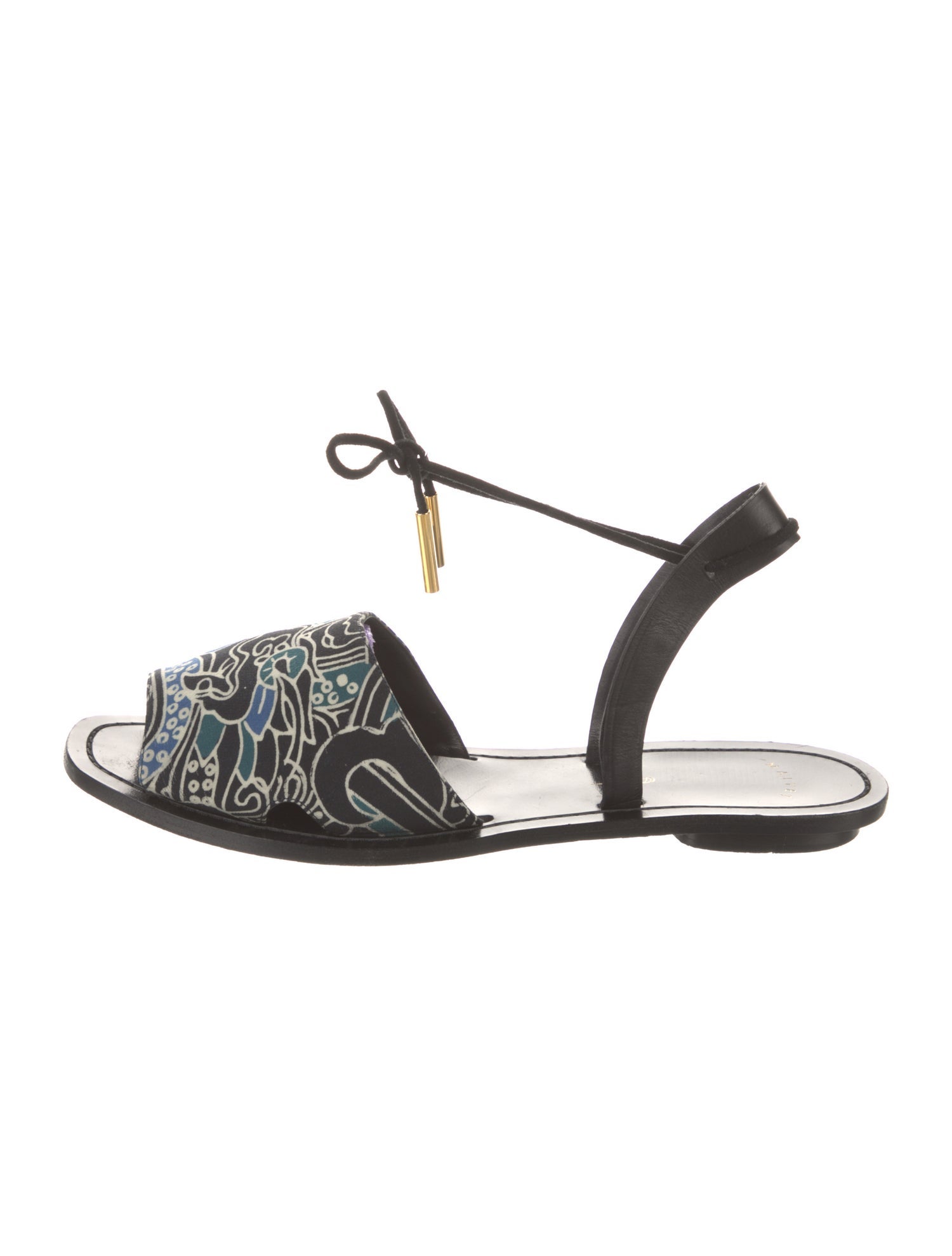 Maiyet Canvas Printed Slingback Sandals