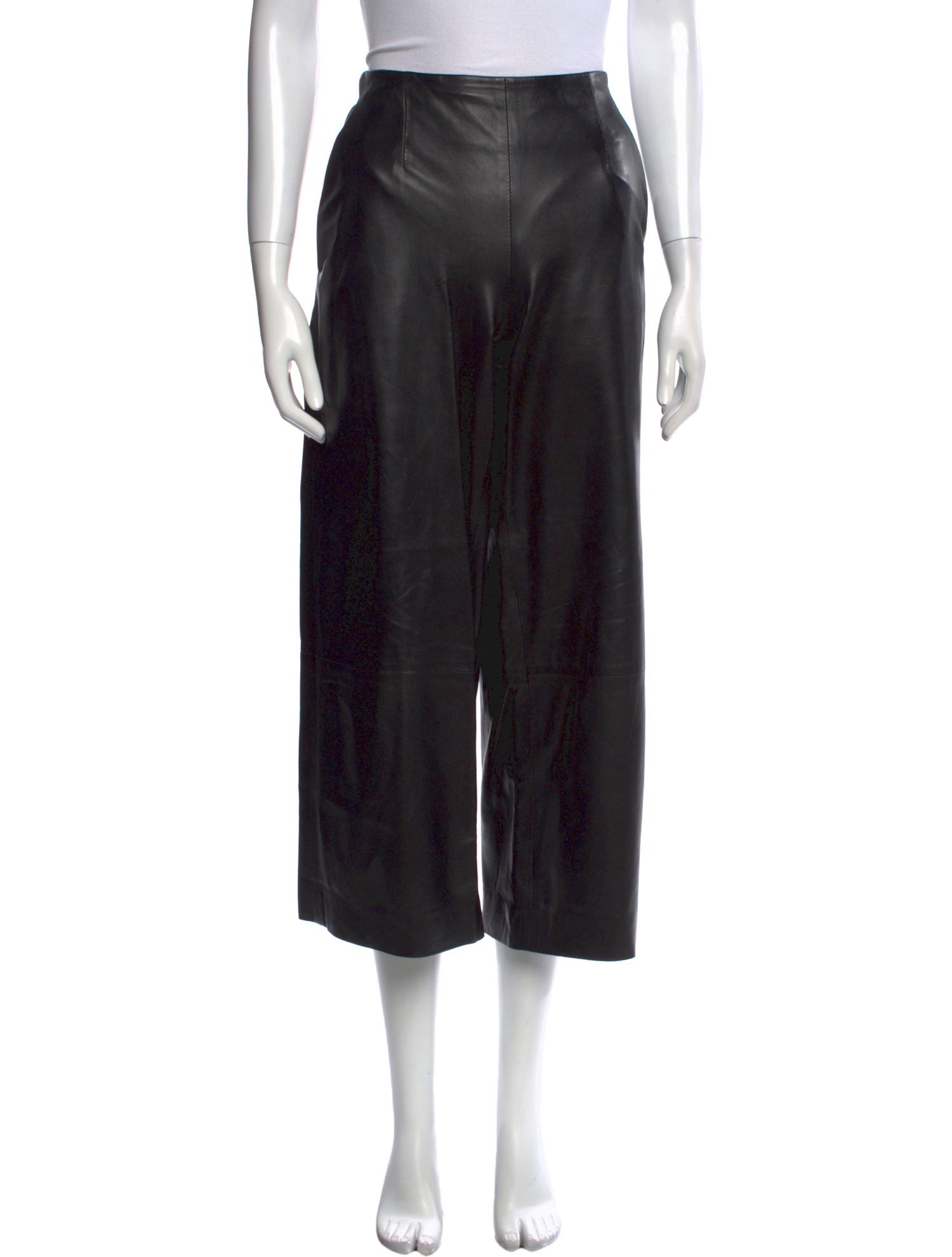 Maiyet Lambskin Wide Leg Pants