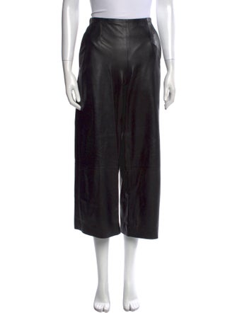 Maiyet Lambskin Wide Leg Pants