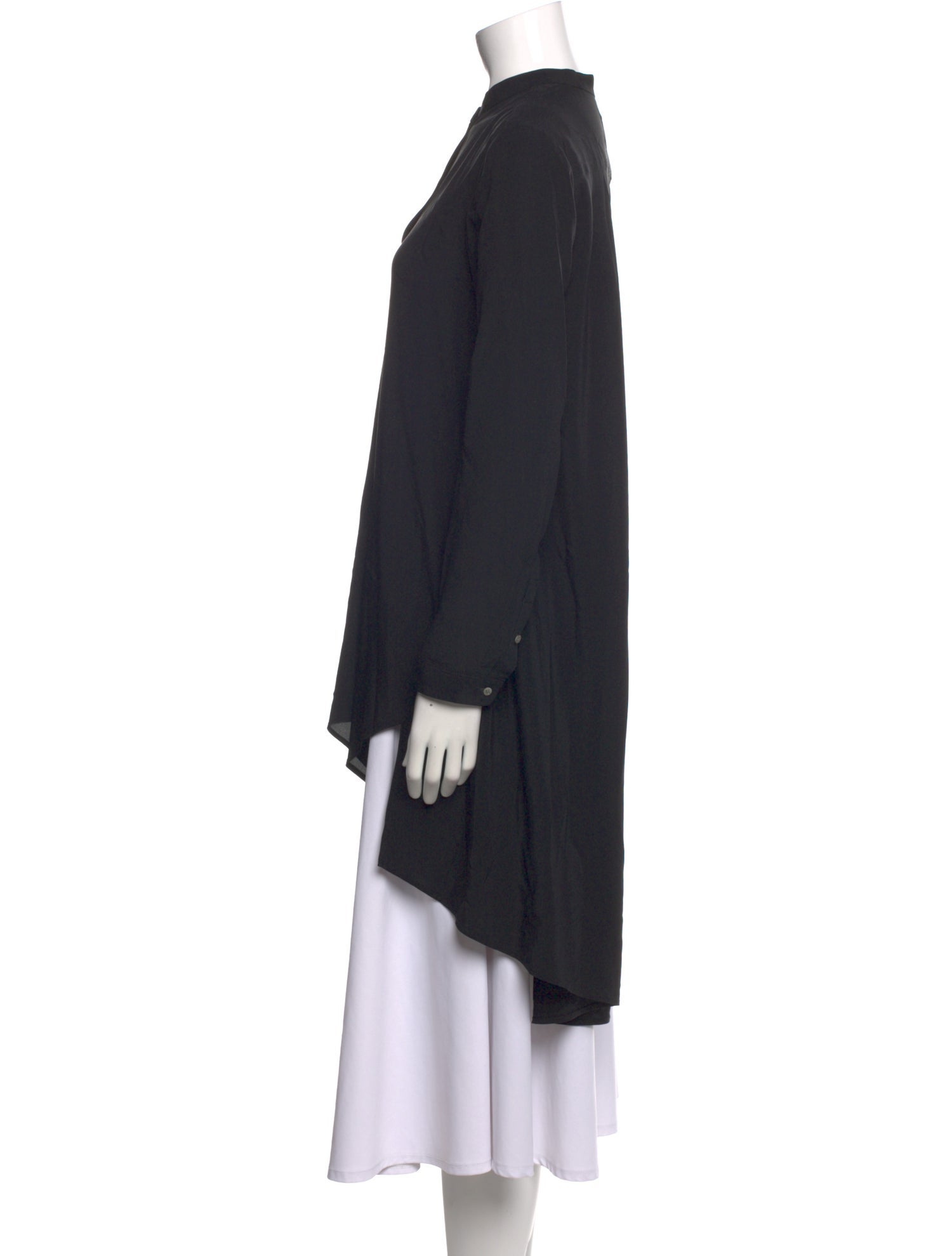 Maiyet Silk Mock Neck Tunic