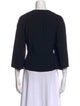 Maiyet Crew Neck Three-Quarter Sleeve Blouse
