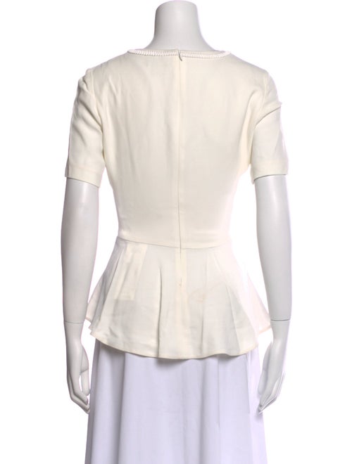Maiyet Scoop Neck Short Sleeve Blouse