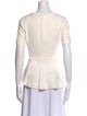 Maiyet Scoop Neck Short Sleeve Blouse