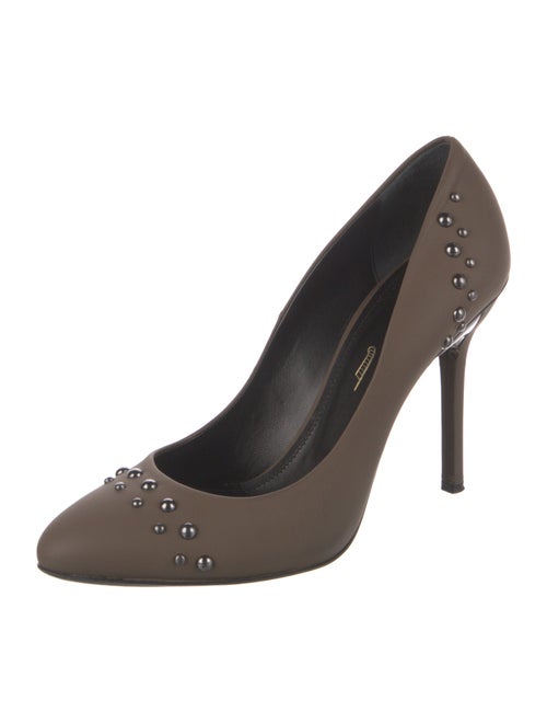 Maiyet Leather Studded Accents Pumps