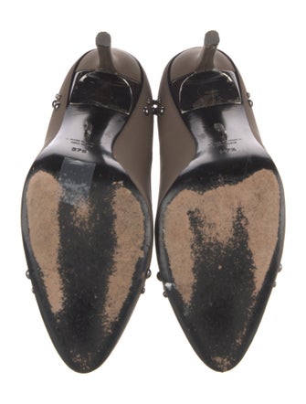 Maiyet Leather Studded Accents Pumps