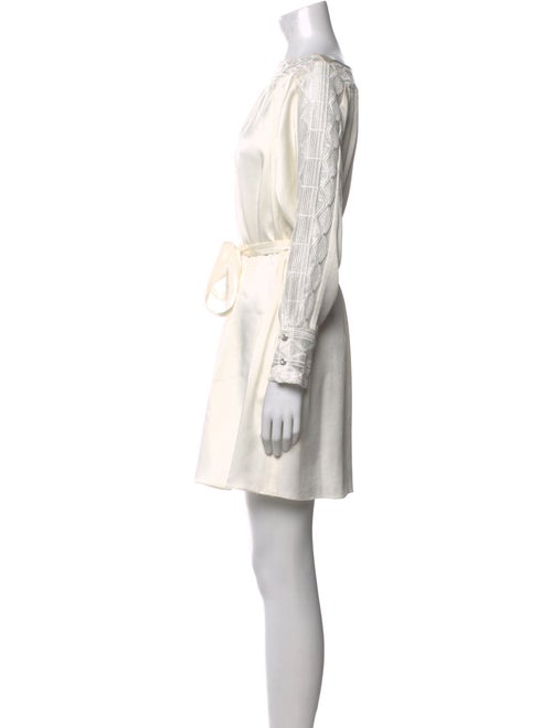 Maiyet Bateau Neckline Mini Dress