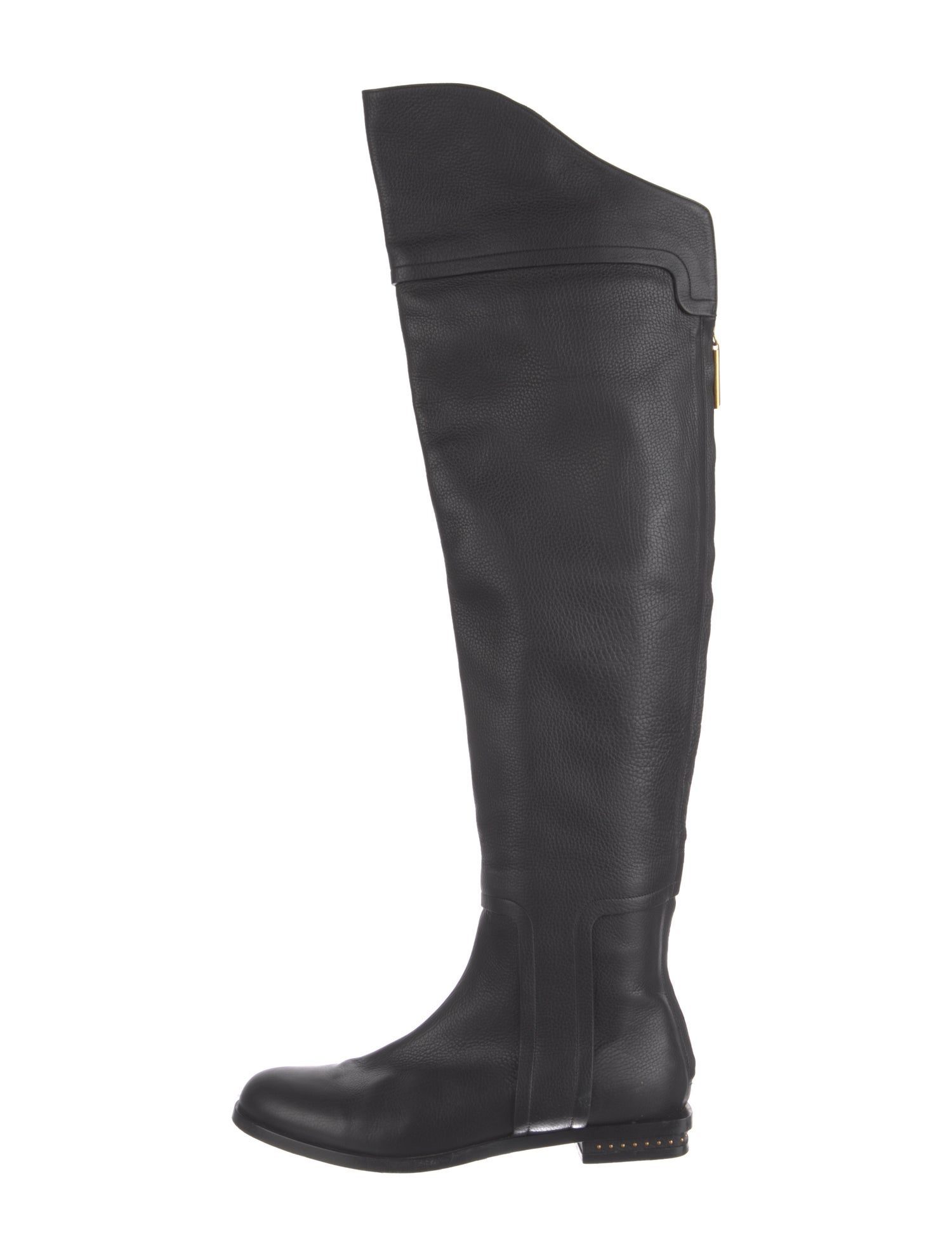 Maiyet Leather Studded Accents Boots