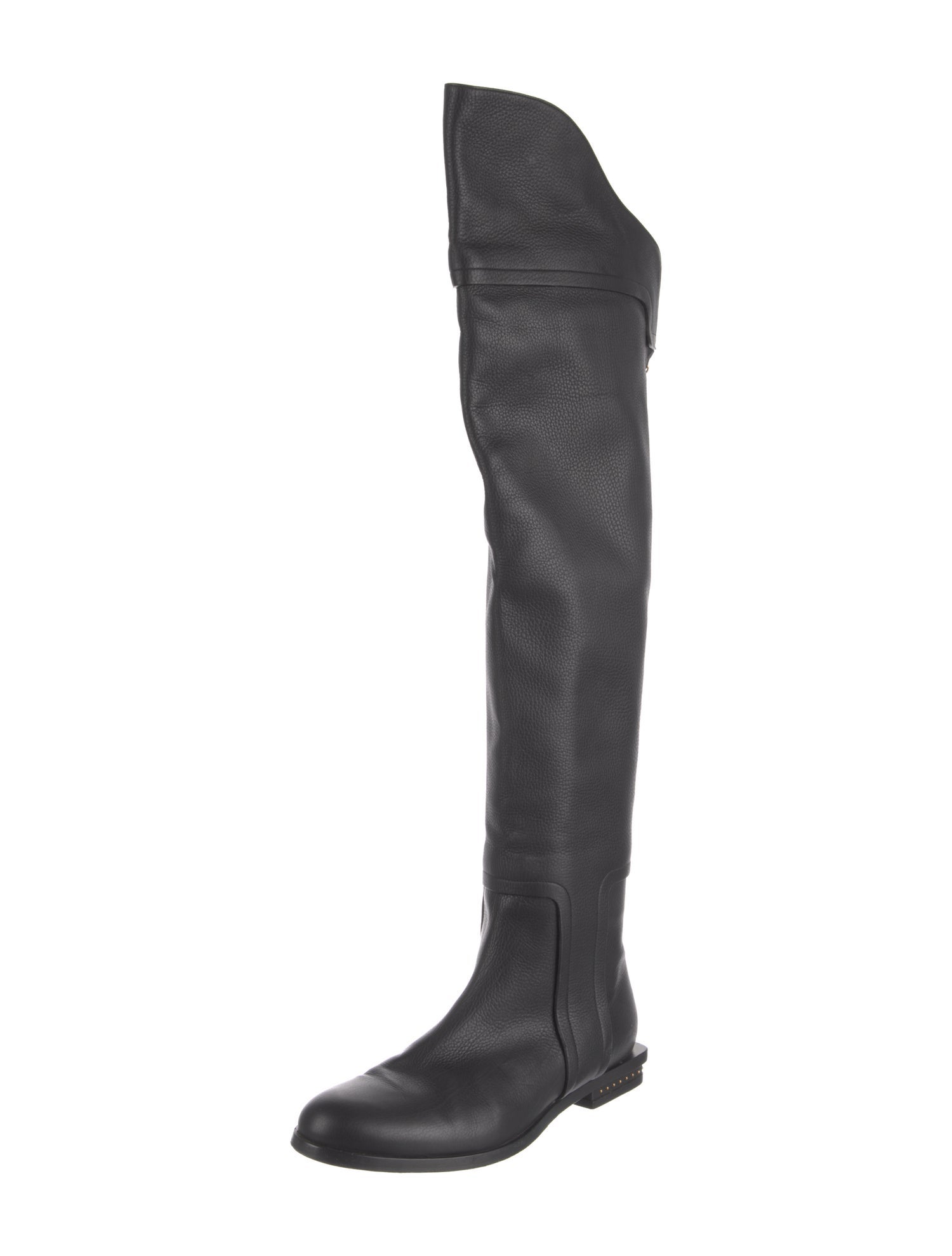 Maiyet Leather Studded Accents Boots