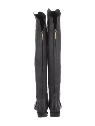 Maiyet Leather Studded Accents Boots