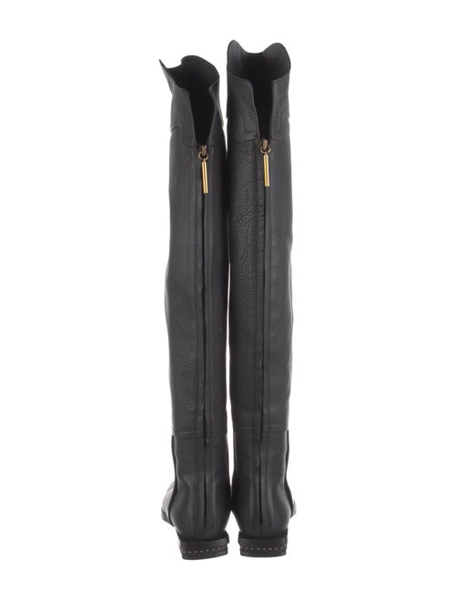 Maiyet Leather Studded Accents Boots