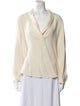 Maiyet Silk V-Neck Blouse