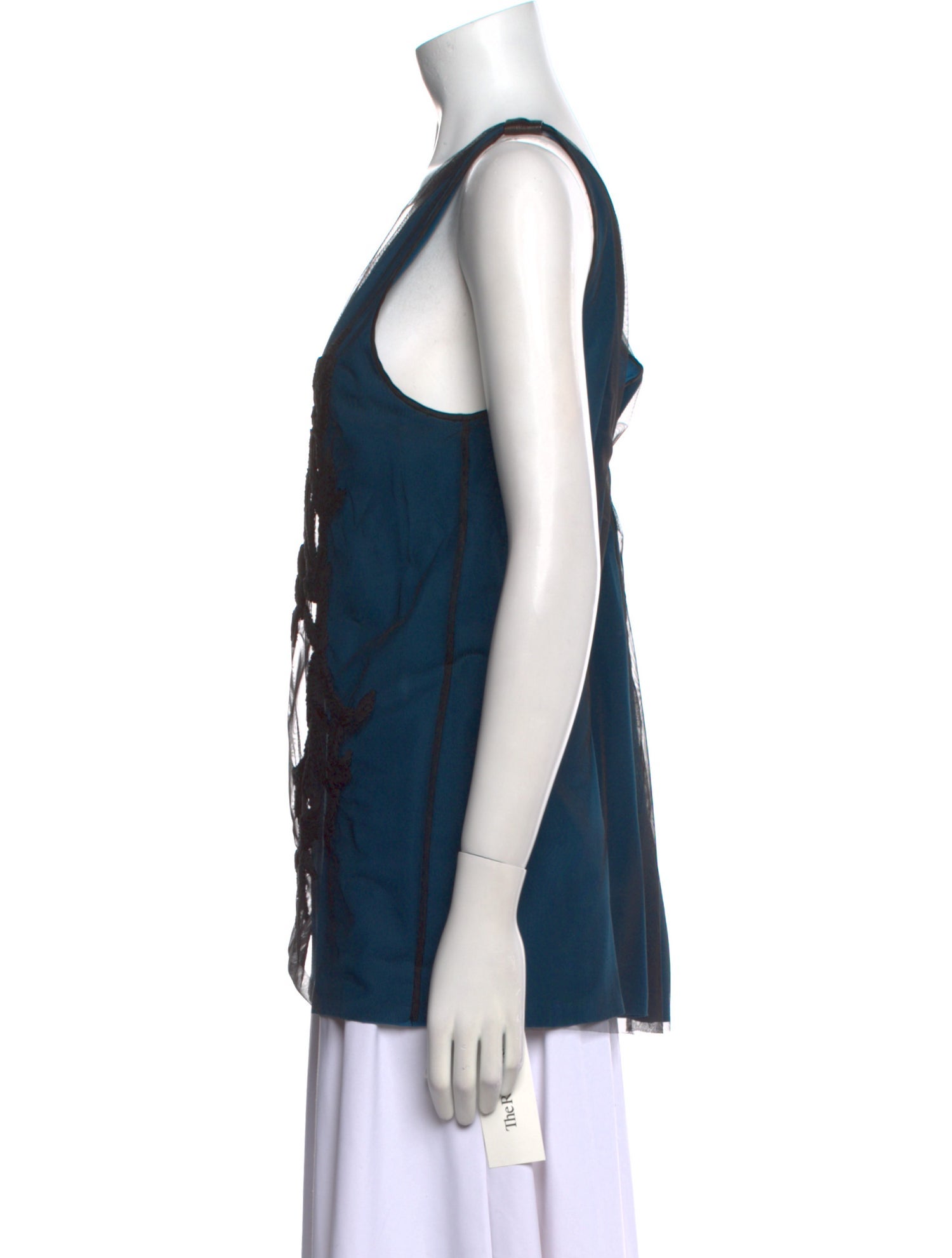 Maiyet Printed V-Neck Top