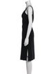 Maiyet Scoop Neck Mini Dress