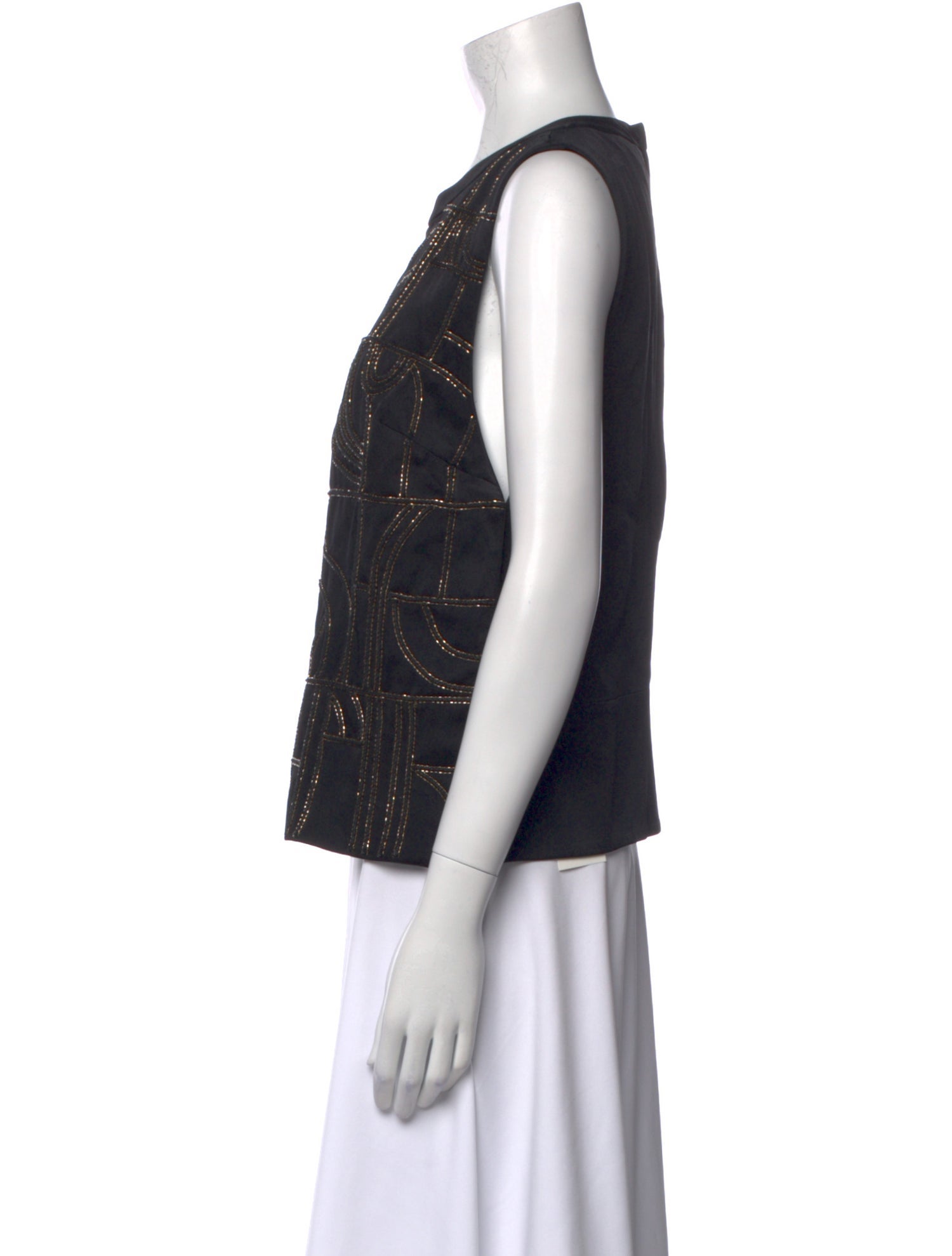 Maiyet Printed Crew Neck Top