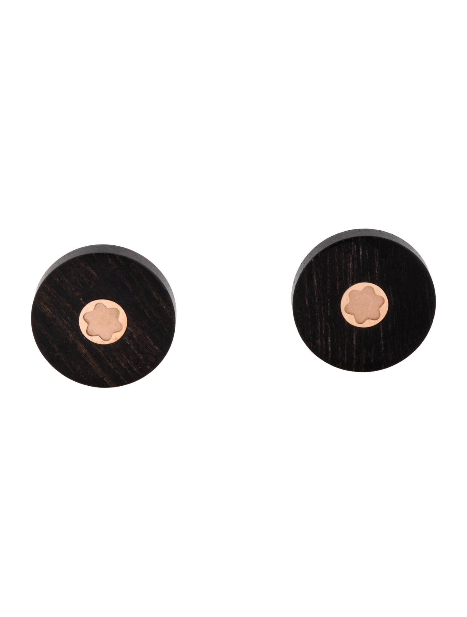 Montblanc 18K Wood PIX Cufflinks