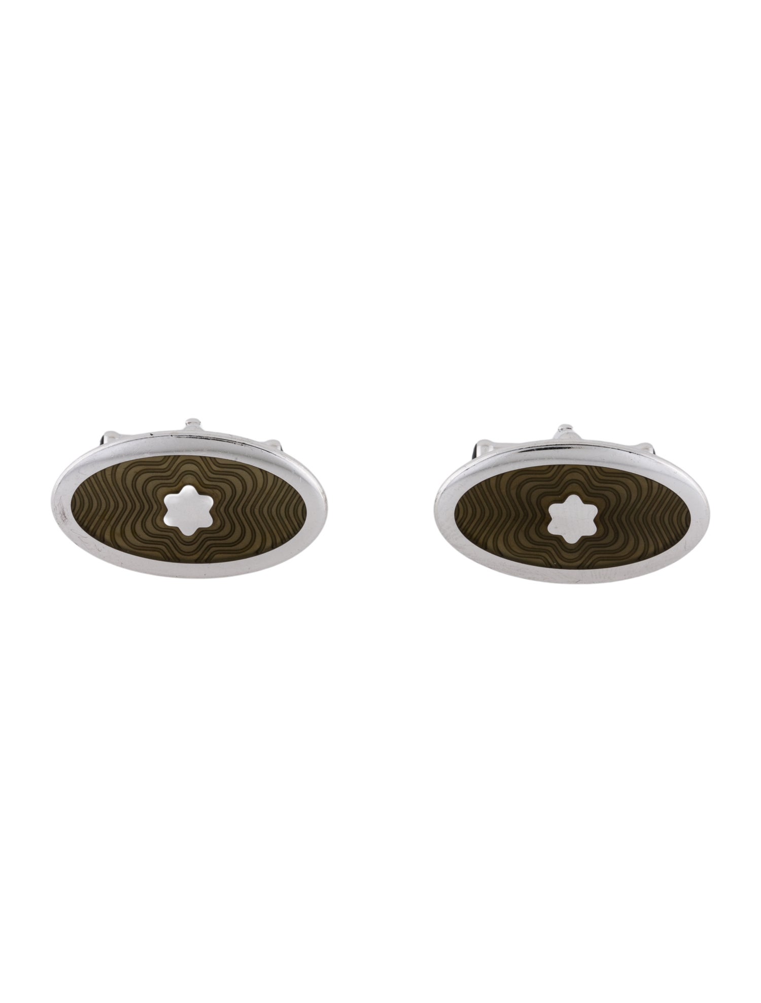 Montblanc Enamel Wave Cufflinks