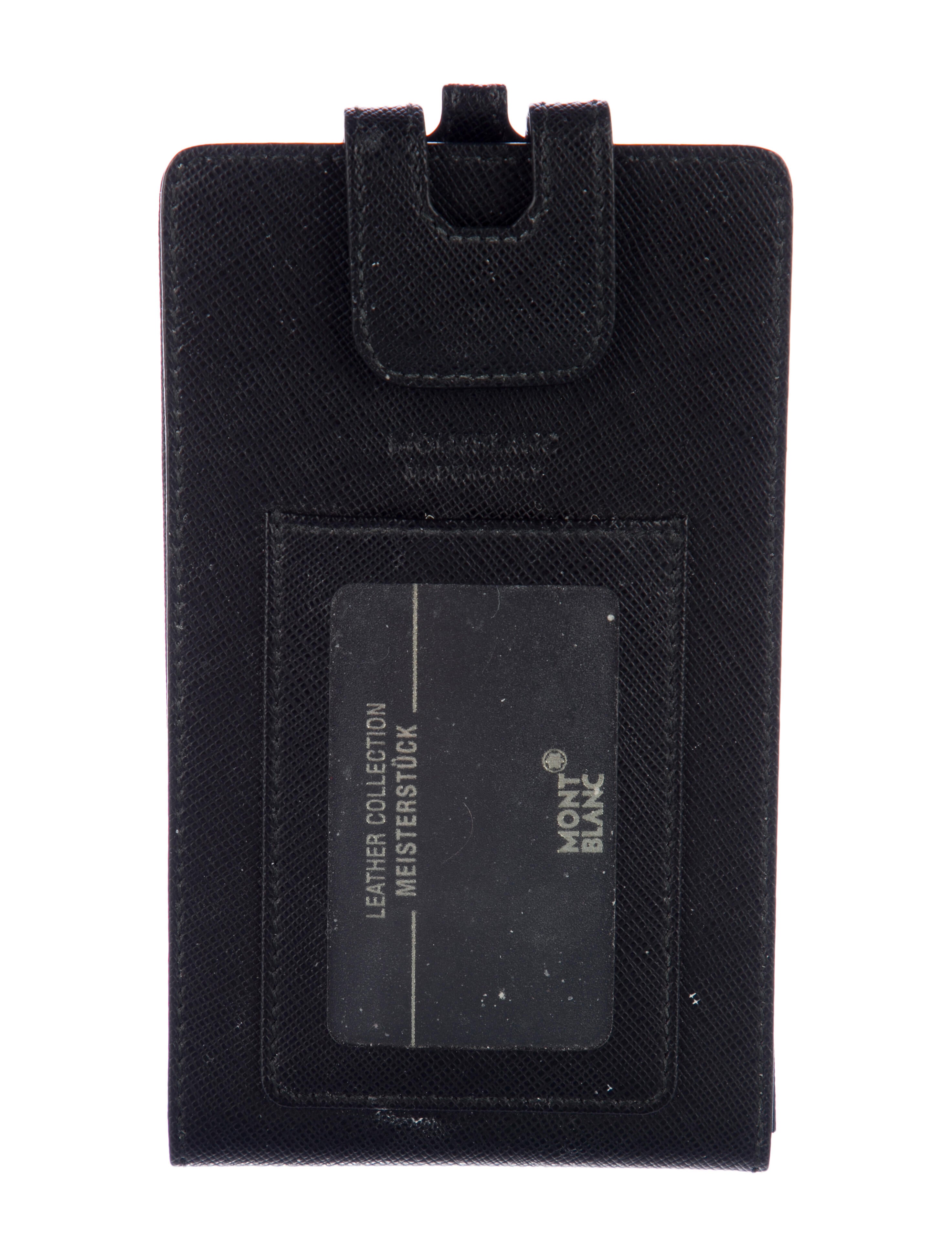 Montblanc Men's Leather Phone Sleeve