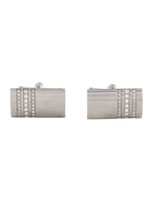 Montblanc Diamond Rectangular Cufflinks