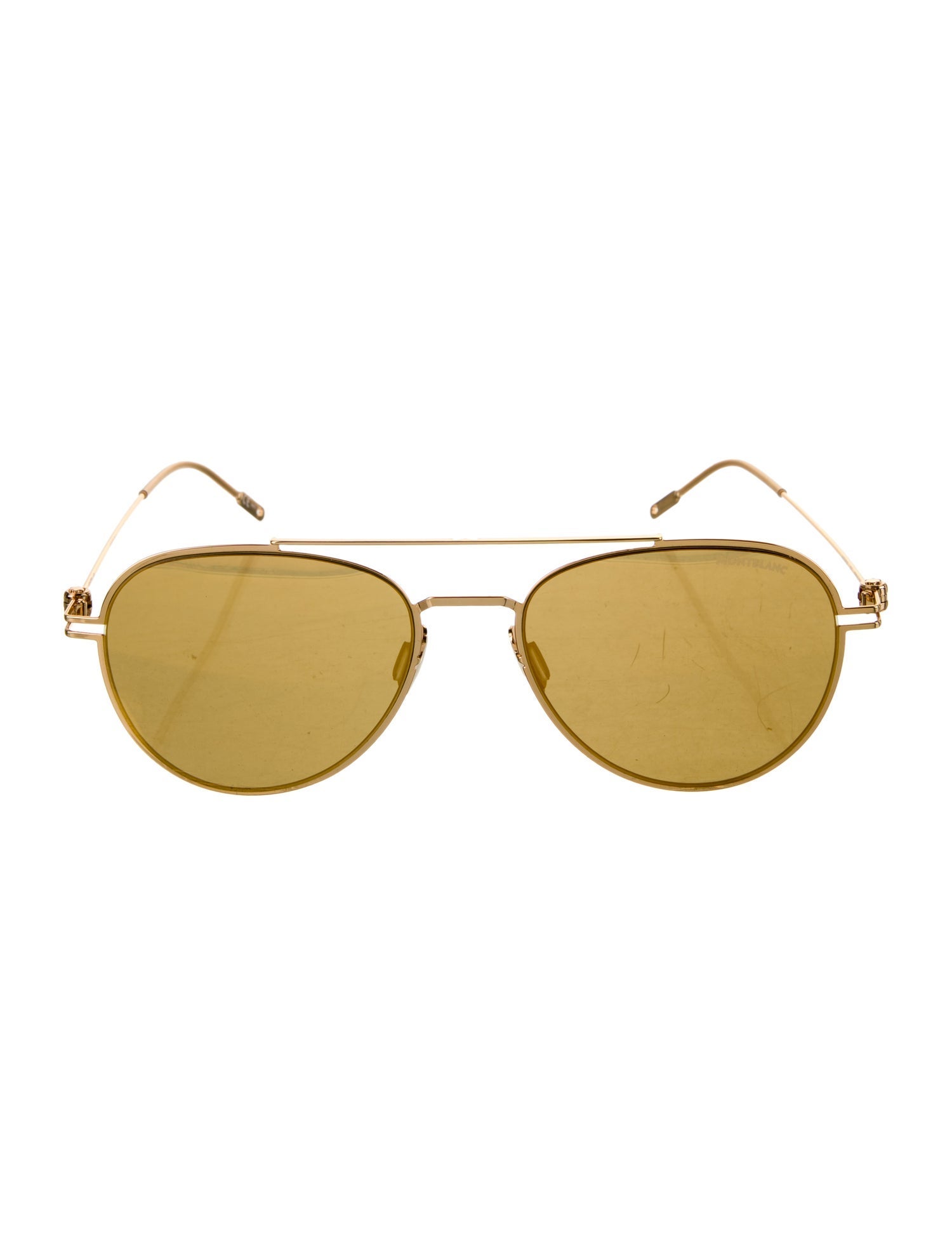 Montblanc Aviator Mirrored Sunglasses