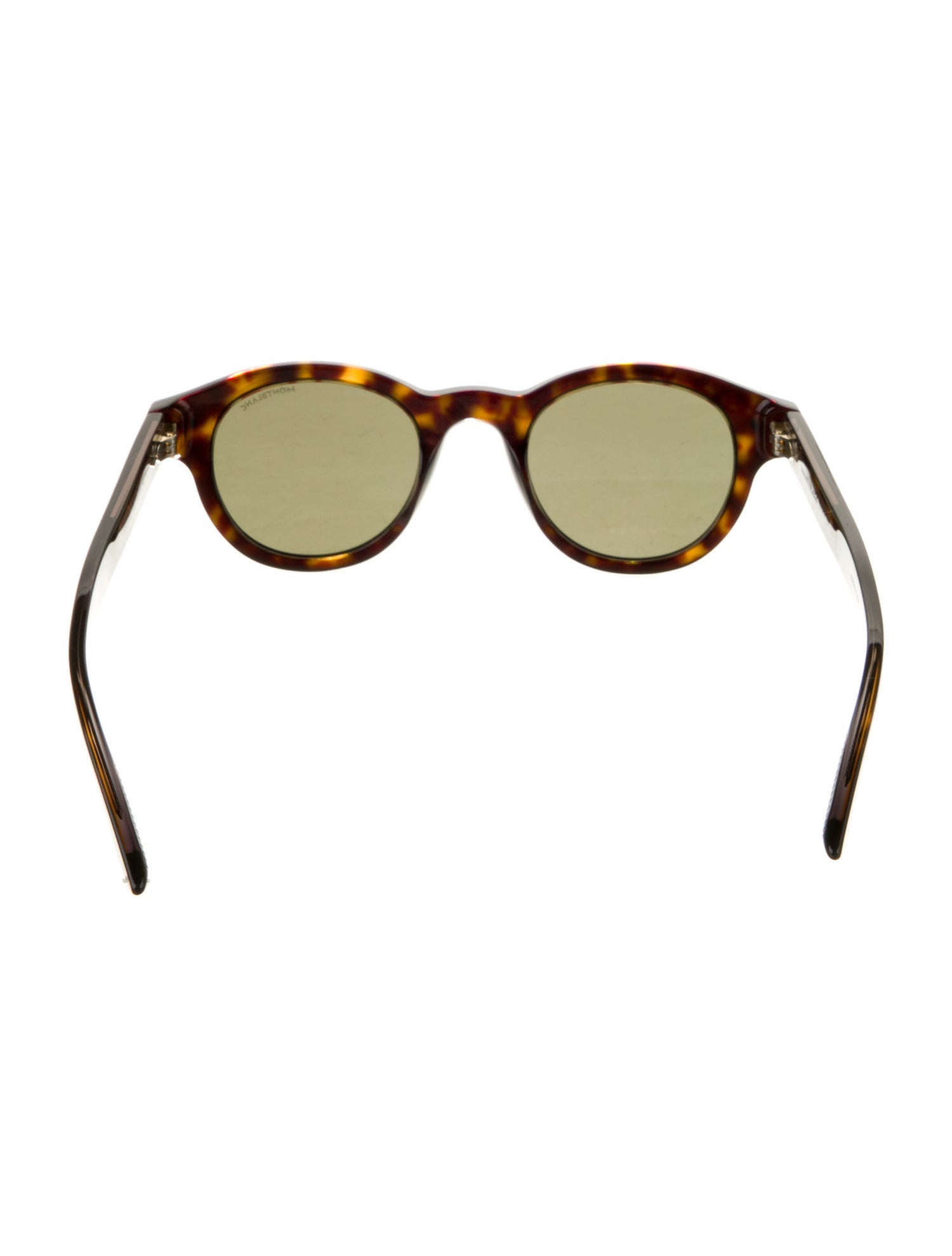 Montblanc Round Tinted Sunglasses