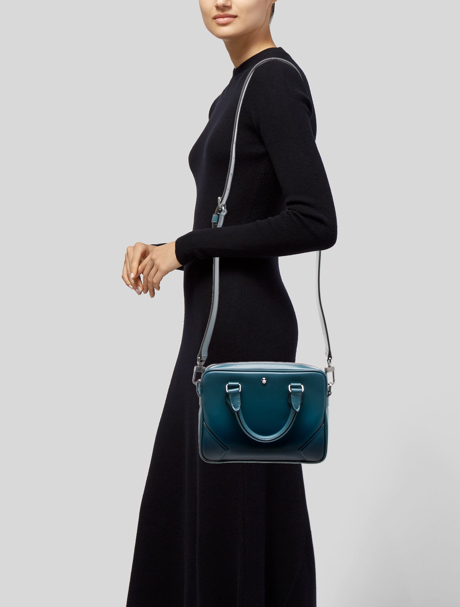 Montblanc Leather Top Handle Bag