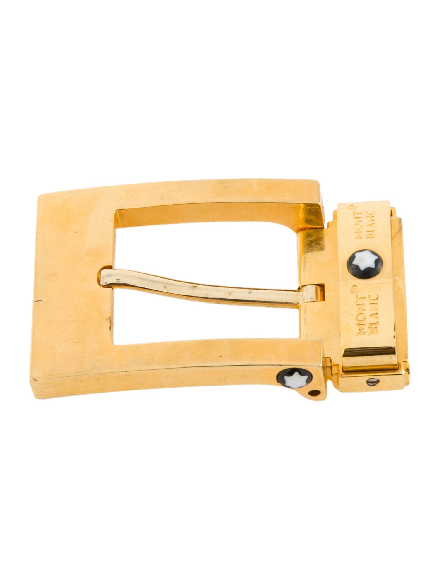 Montblanc Gold Tone Belt Buckle