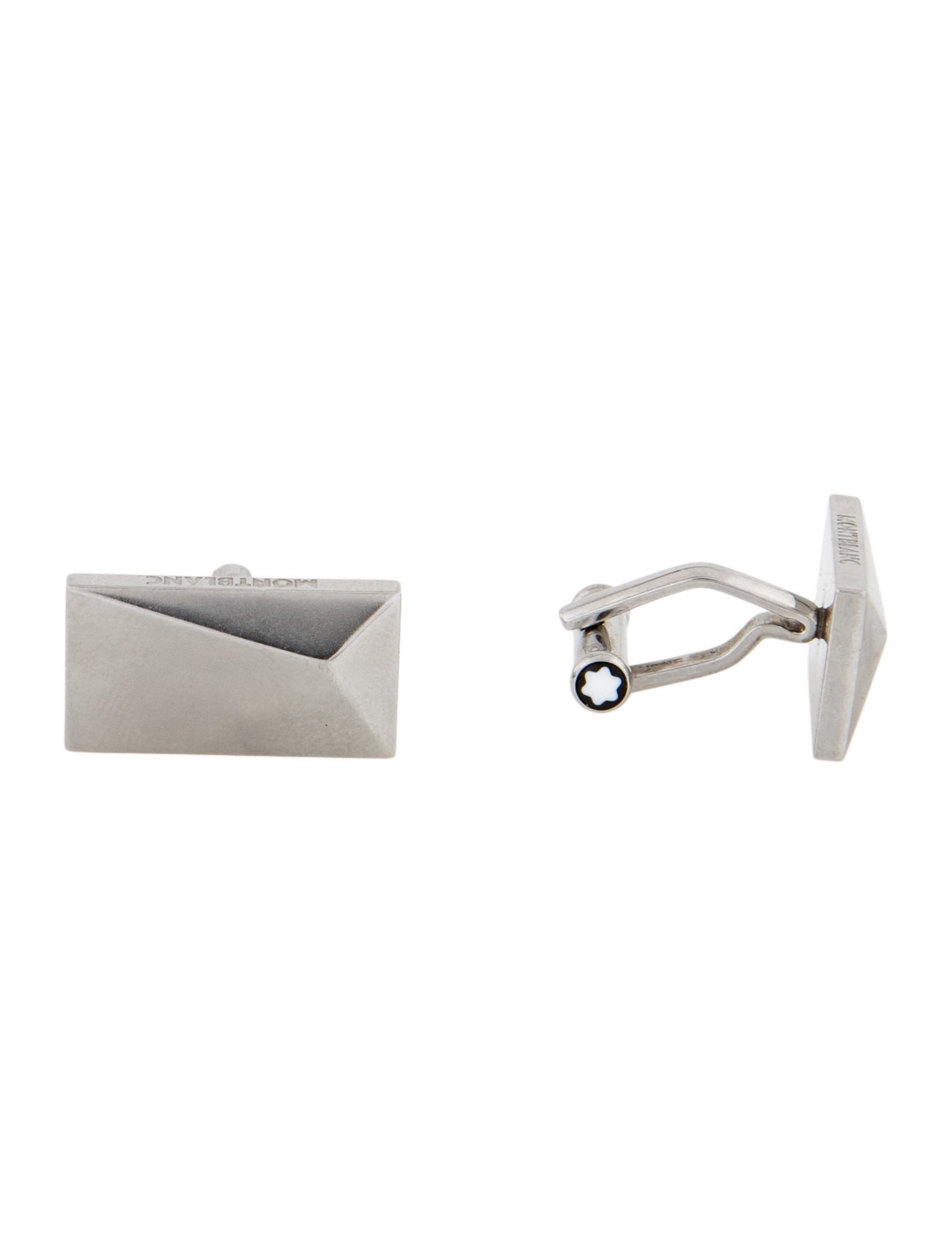 Montblanc Enamel Sculptural Cuff Links