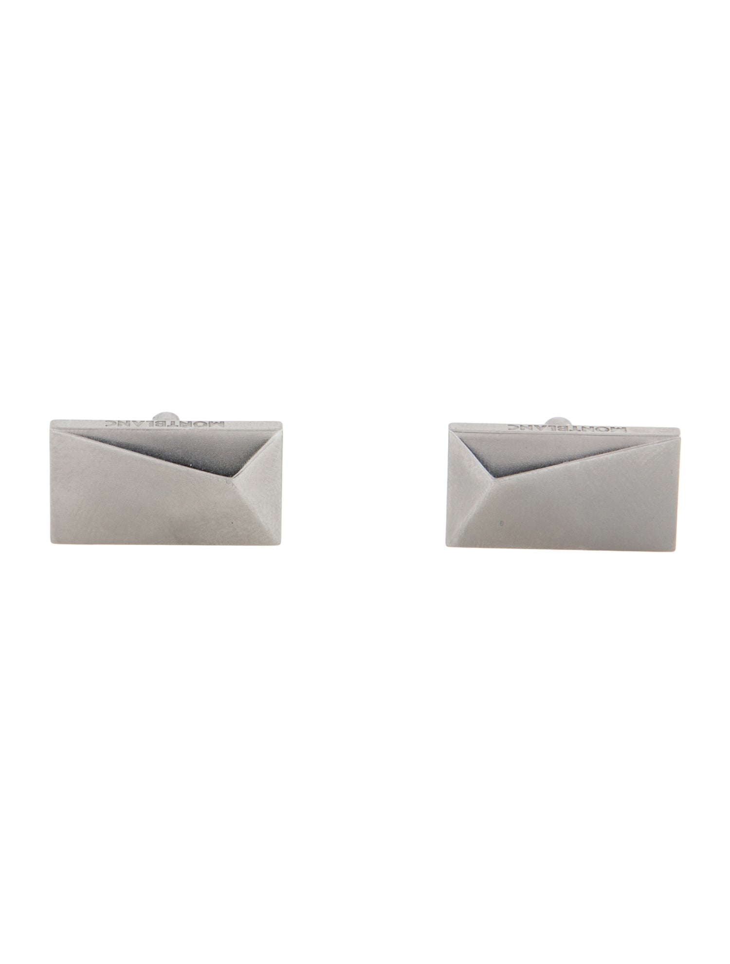 Montblanc Enamel Sculptural Cuff Links