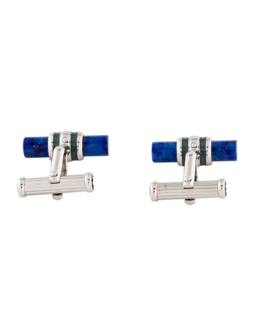 Montblanc Lapis Lazuli & Enamel Cufflinks