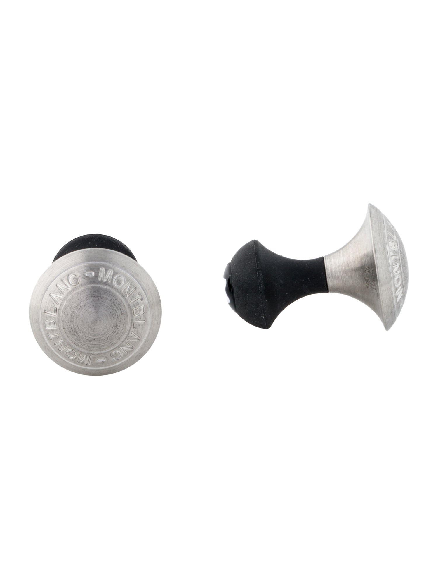 Montblanc Rubber & Enamel Cufflinks