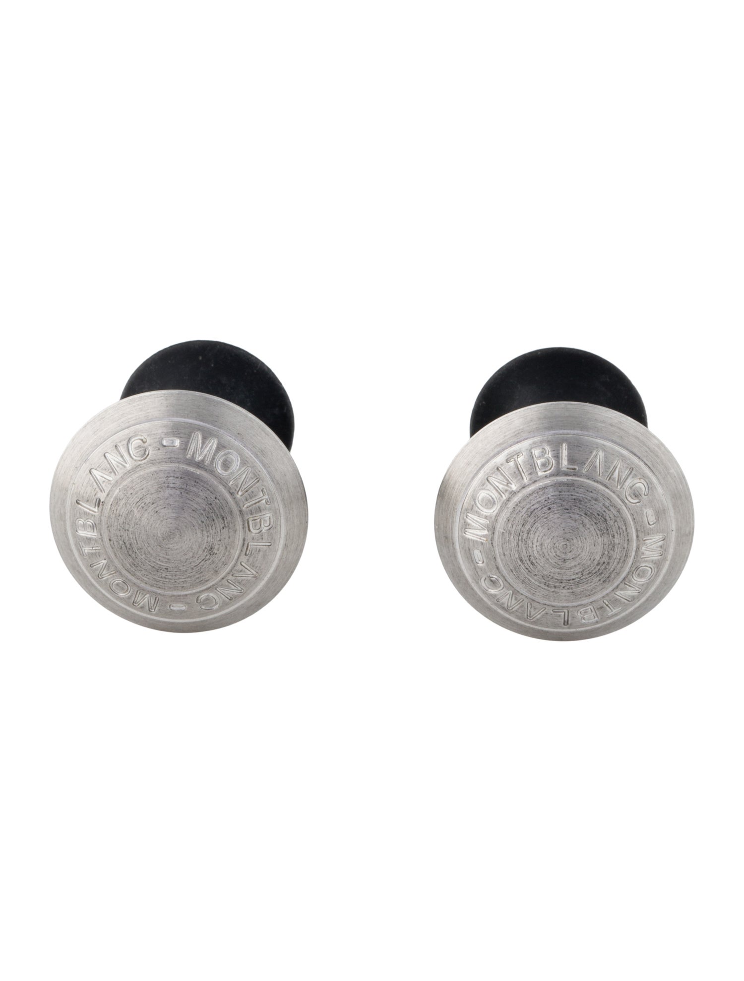 Montblanc Rubber & Enamel Cufflinks