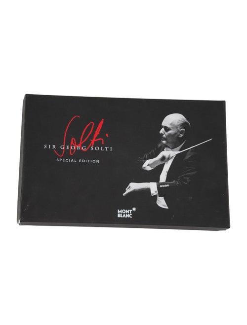 Montblanc Special Edition Sir Georg Solti Ballpoint Pen and Bridge Cards