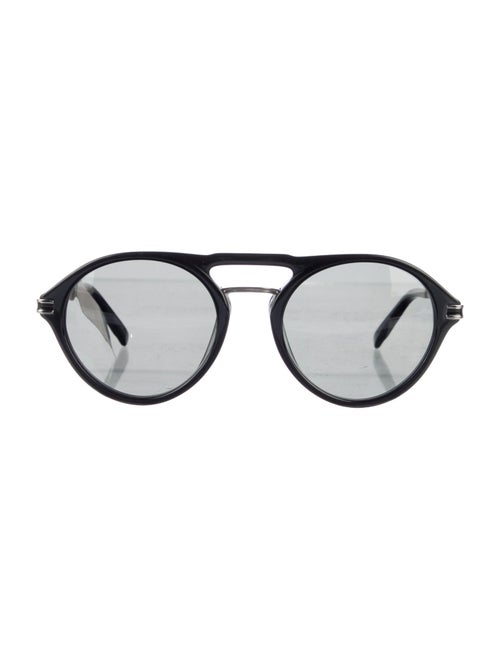 Montblanc Round Mirrored Sunglasses