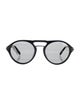Montblanc Round Mirrored Sunglasses