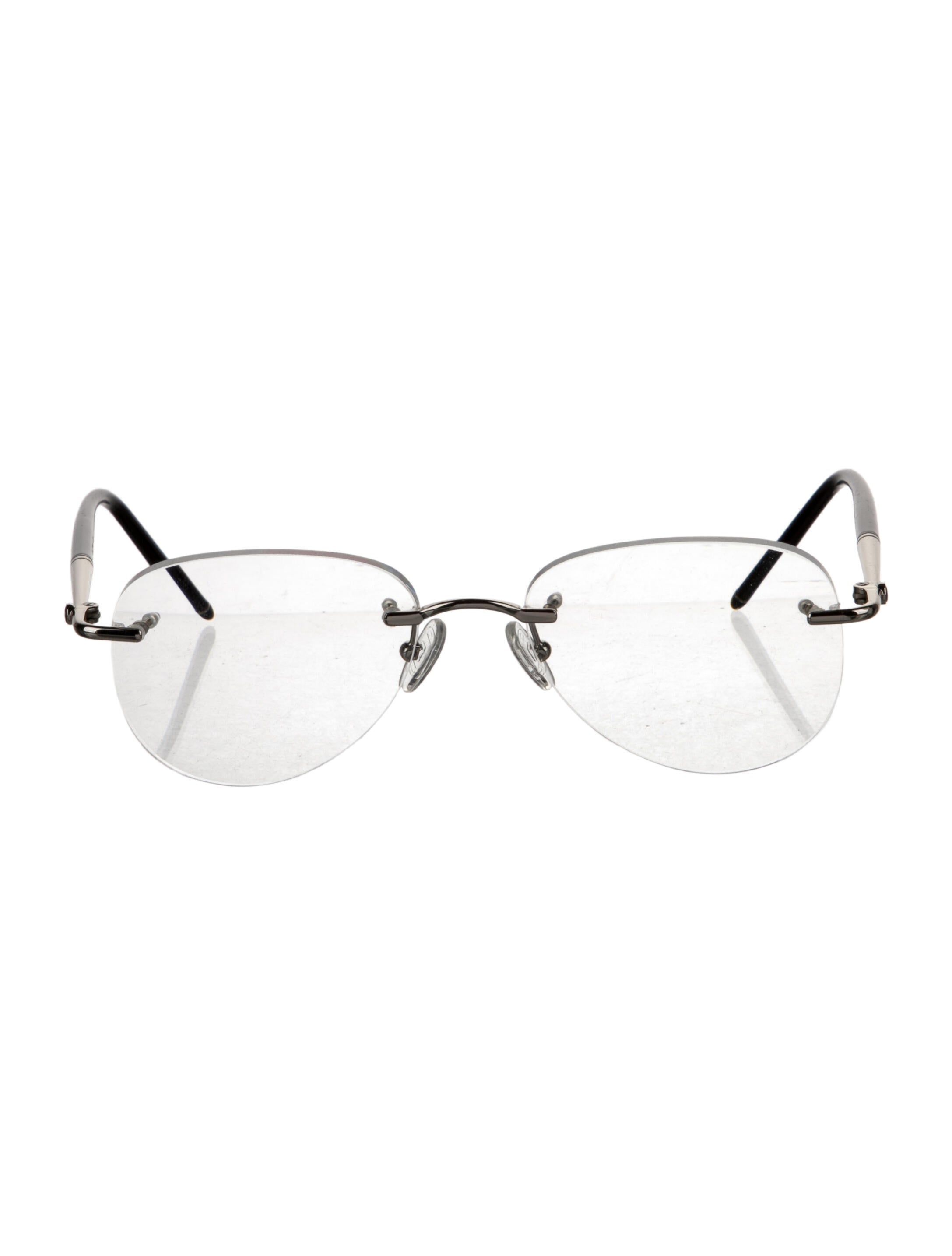Montblanc C Decor Aviator Eyeglasses
