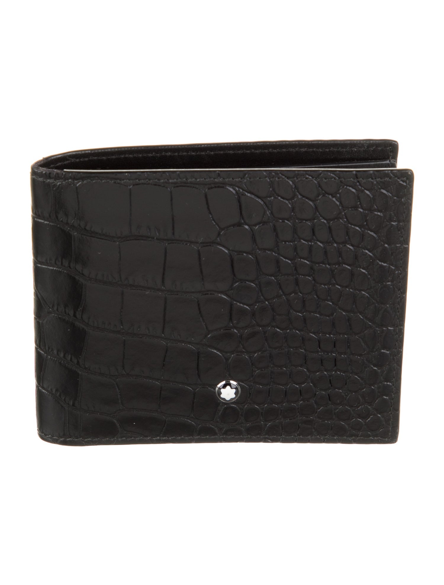 Montblanc Embossed Leather Bifold Wallet