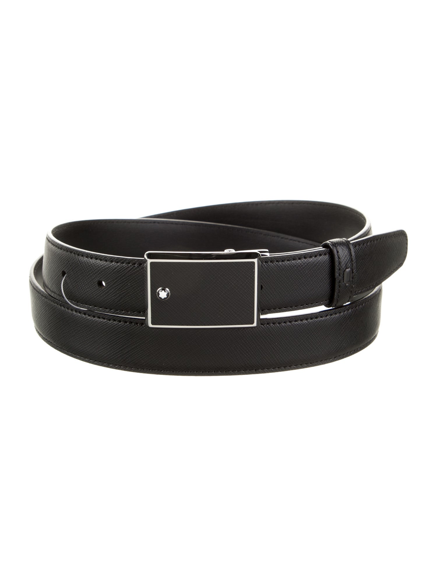 Montblanc Saffiano Leather Belt Kit