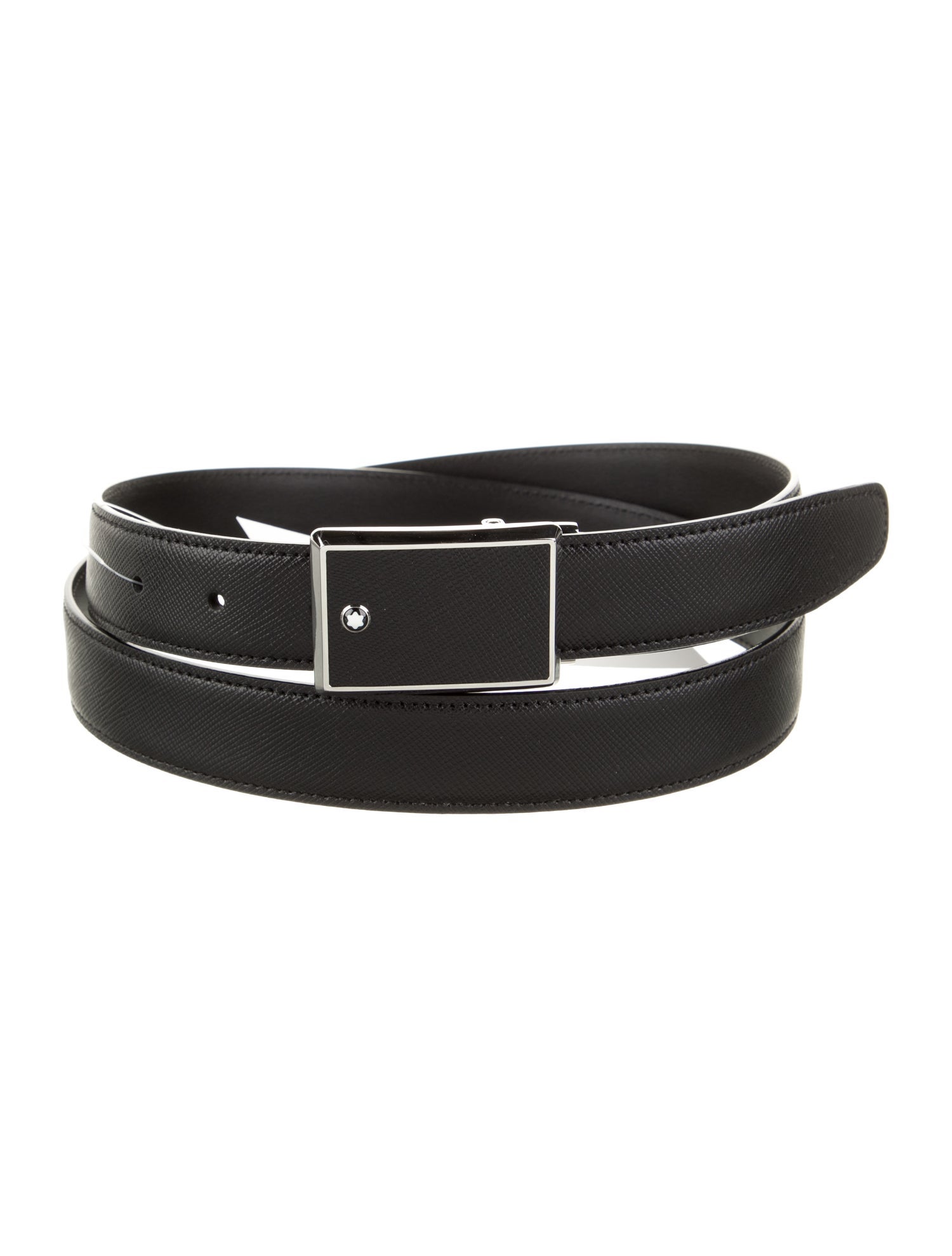 Montblanc Saffiano Leather Belt