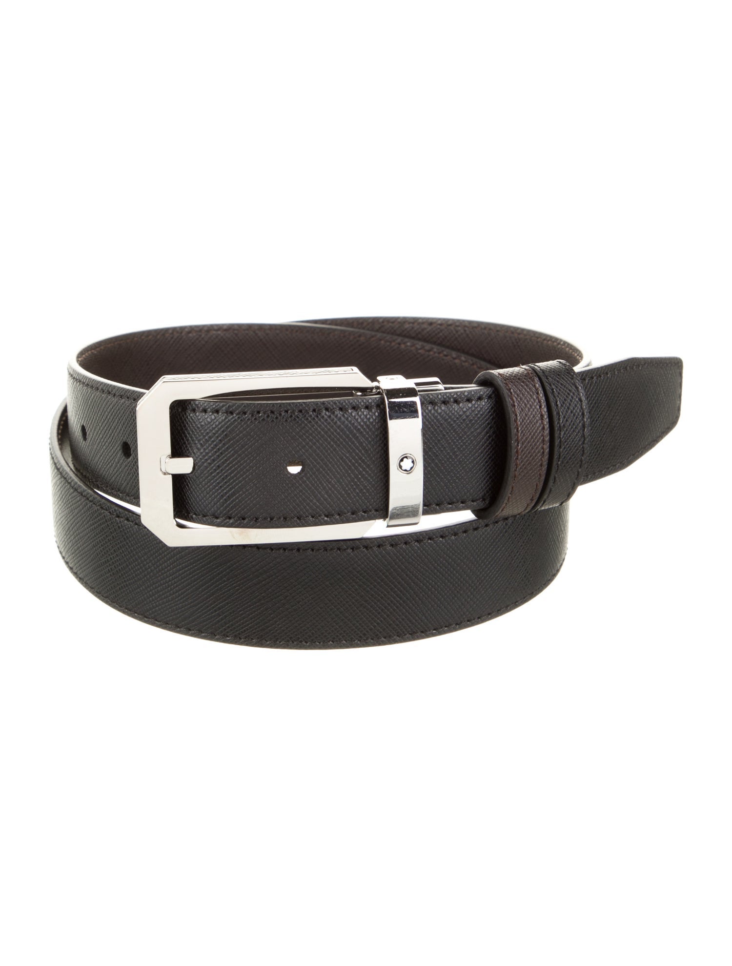 Montblanc Saffiano Leather Belt
