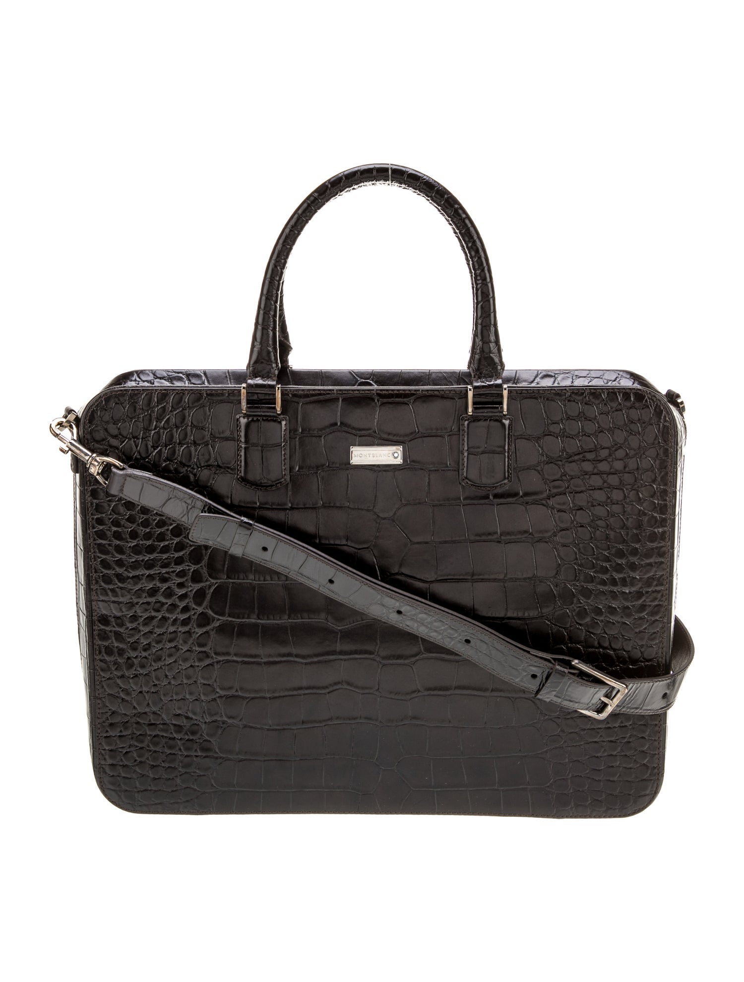 Montblanc Leather Top Handle Bag