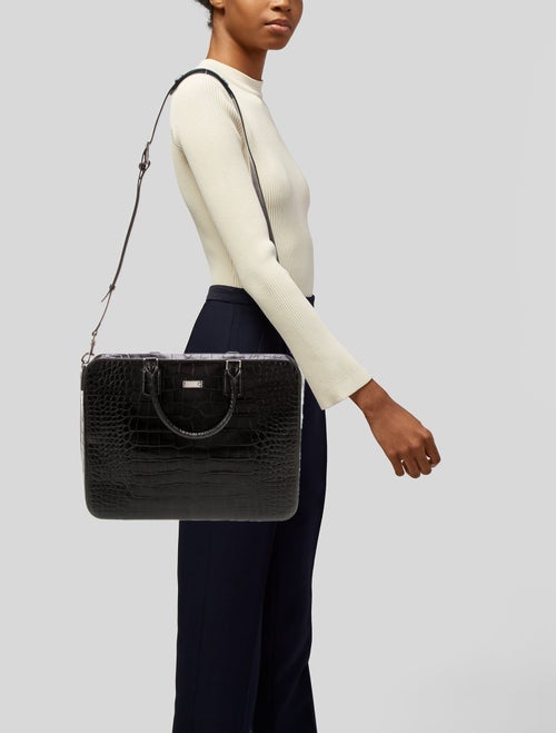 Montblanc Leather Top Handle Bag