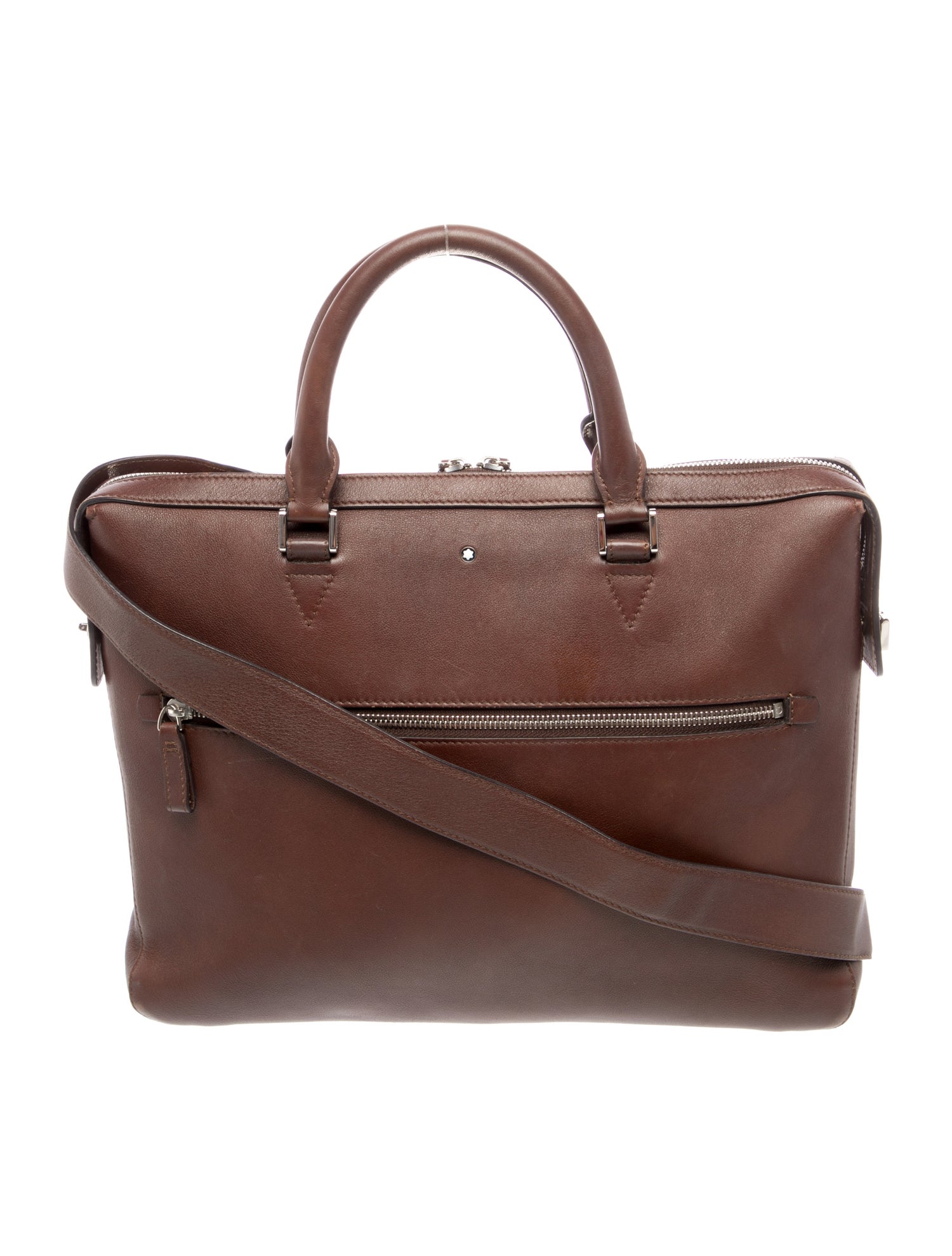 Montblanc Leather Top Handle Bag