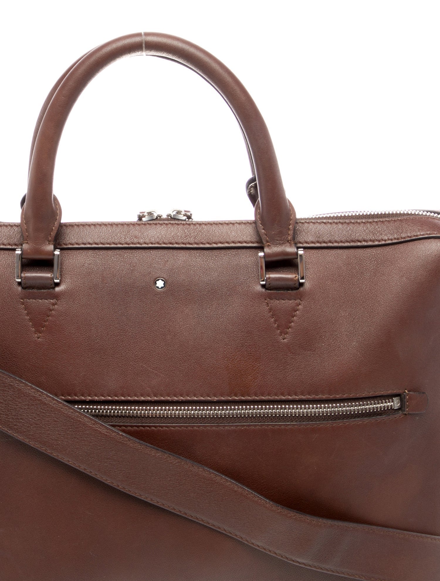 Montblanc Leather Top Handle Bag