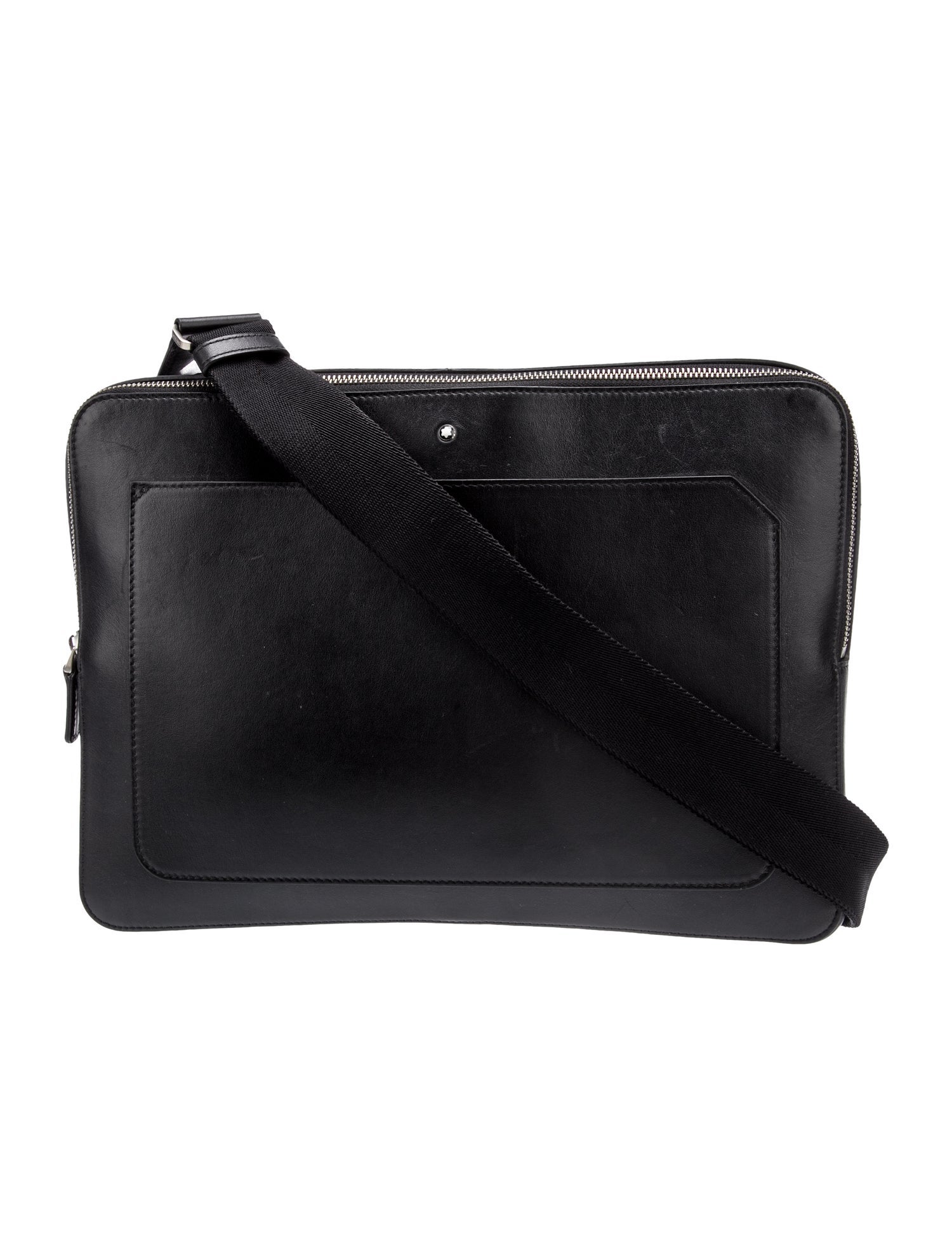 Montblanc Leather Messenger Bag