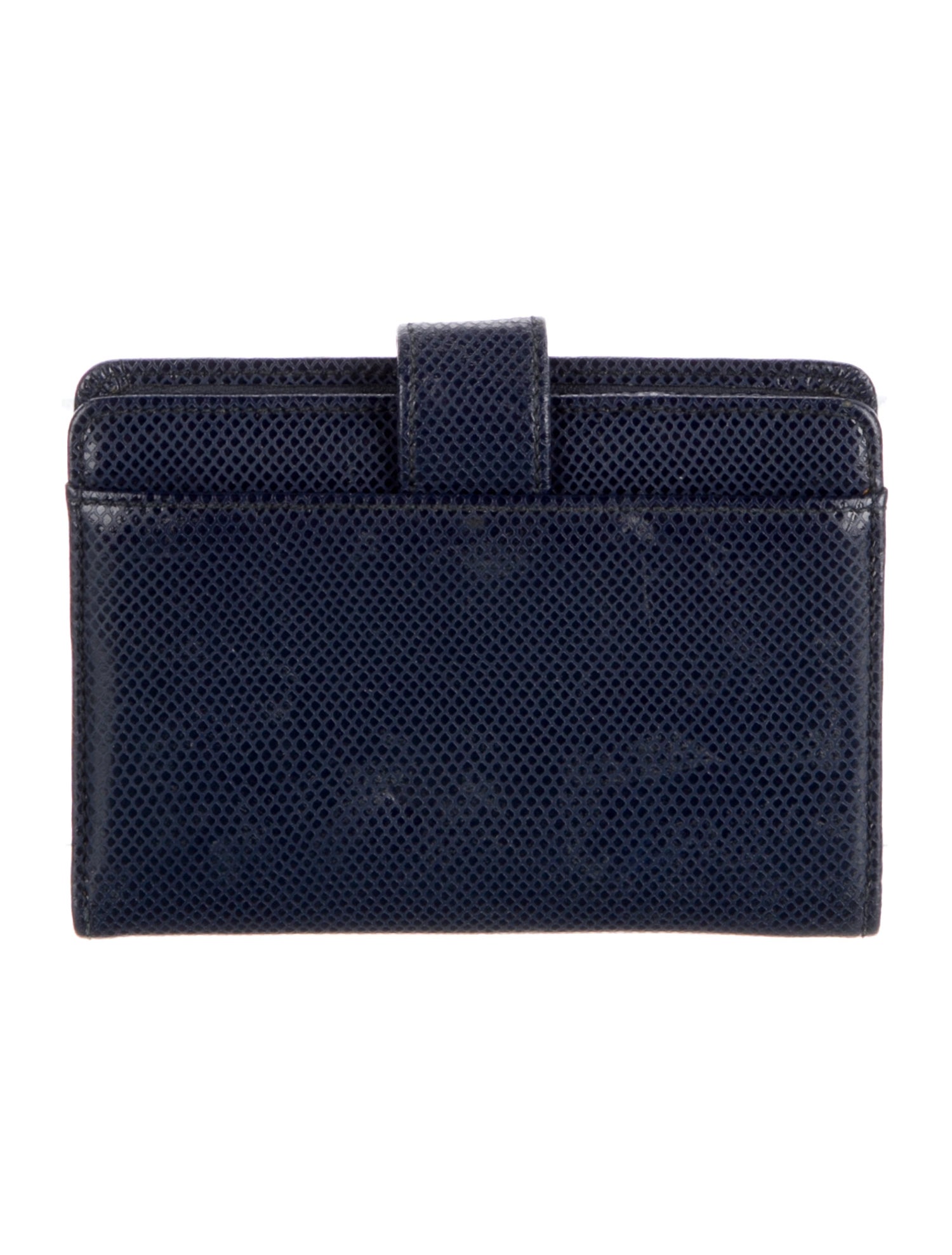 Montblanc Caviar Timeless Compact Wallet Leather French Purse