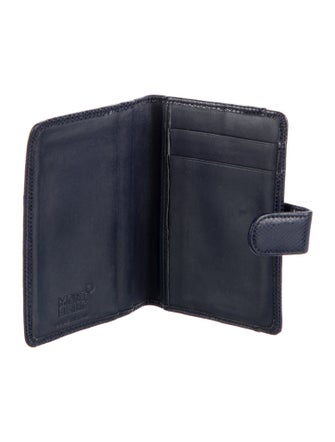 Montblanc Caviar Timeless Compact Wallet Leather French Purse